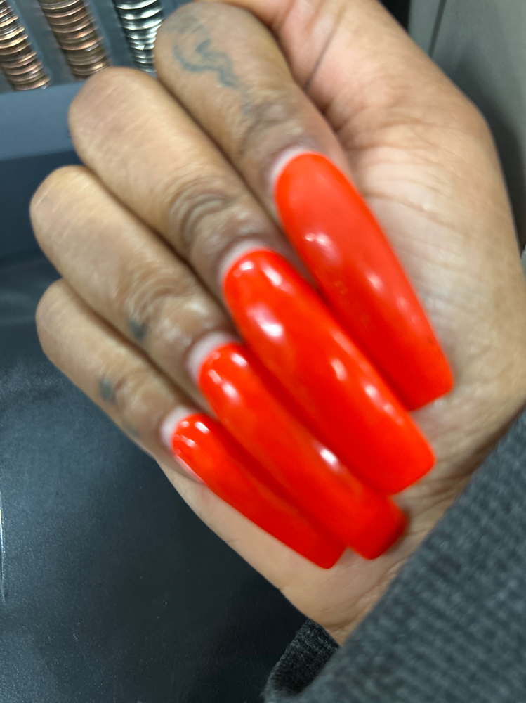 Acrylic fill in -Hands