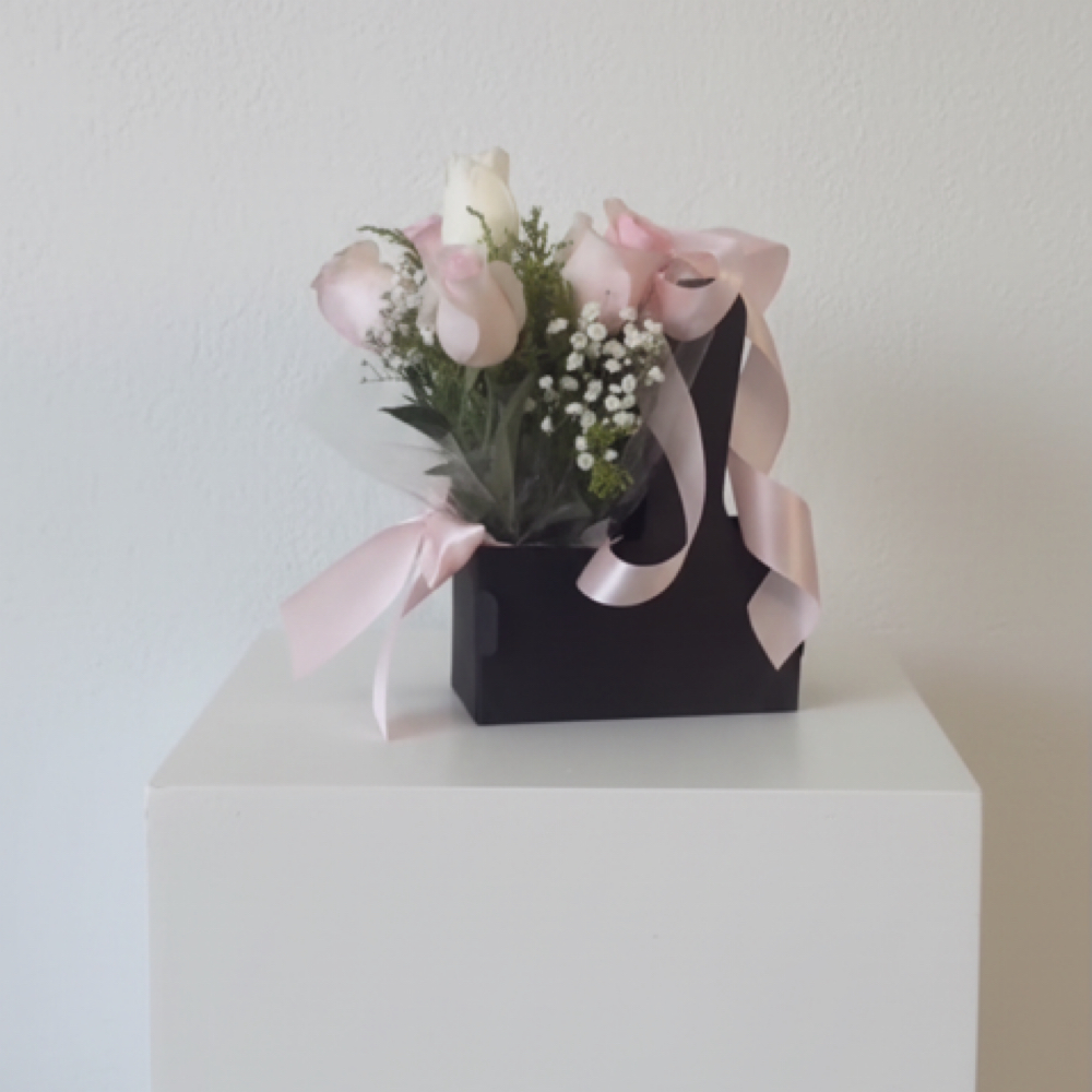 Pink Drink Carrier With Flower Only at Carpio’s Flower Arrangements in Montclair, CA
