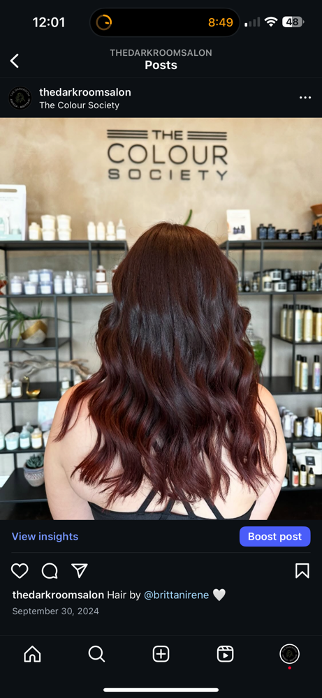 ALL OVER COLOR - No foils at Brittani Anderson in Denison, TX