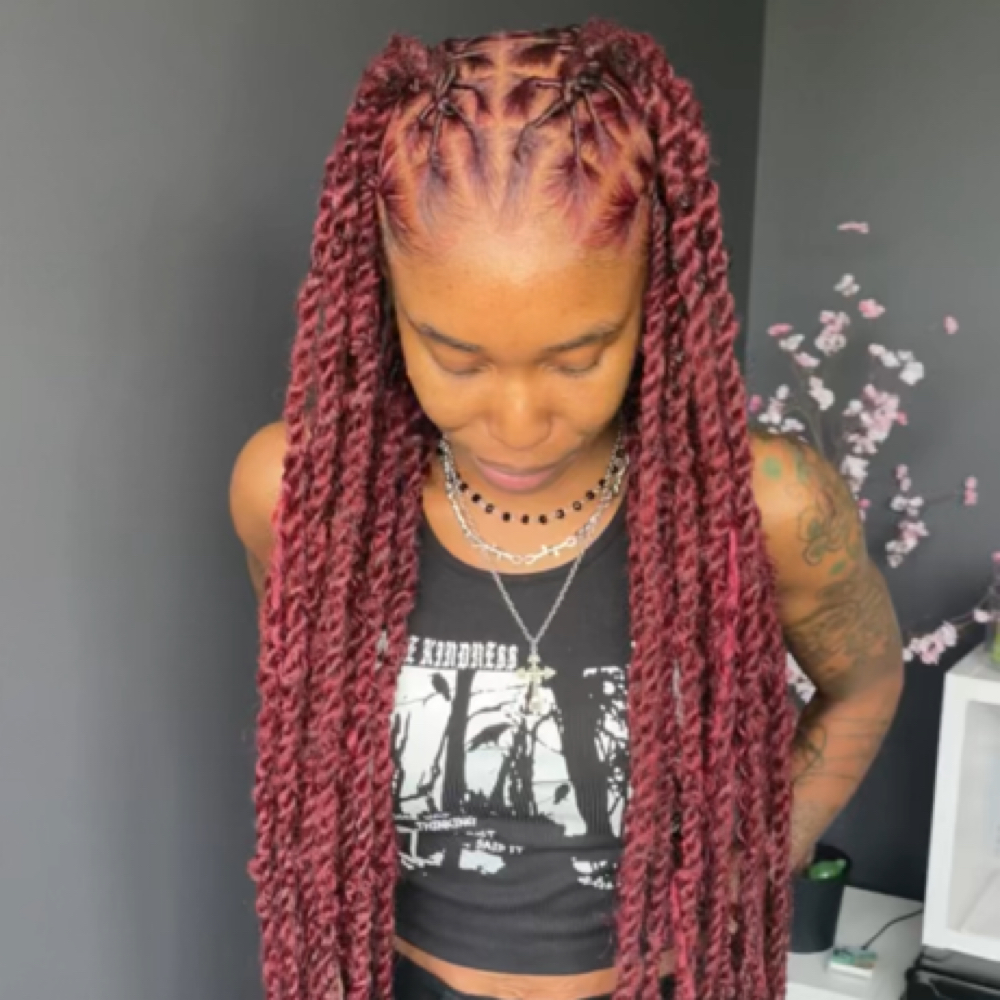 Two strand extended (Locs) at The Luxe Braid Co. in Capitol Heights, MD