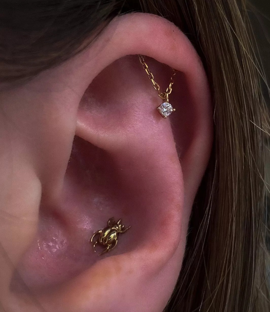 Hidden Helix Piercing
