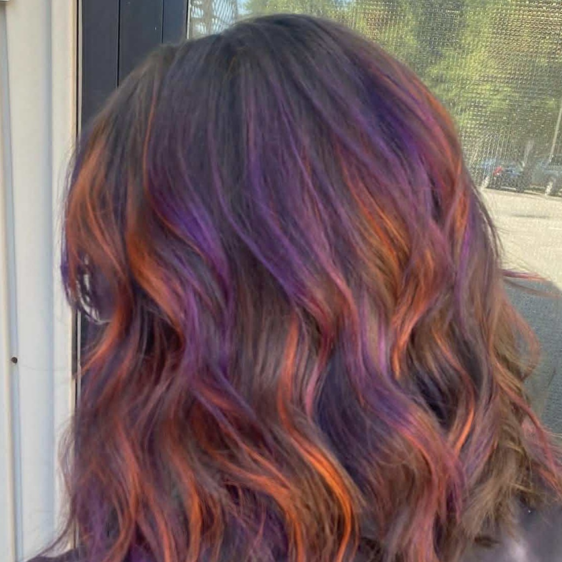 Partial Balayage + Fashion Color