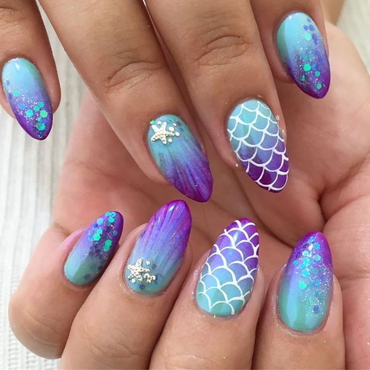 Mermaid Nail Art