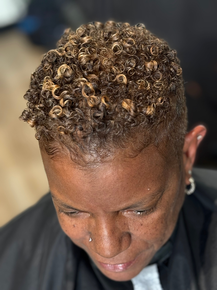 Womens Tapered Cut/Style