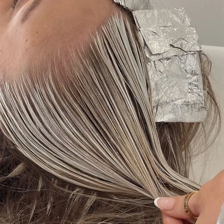 Partial Foil With Kari at Shades Salon in Concord, NC