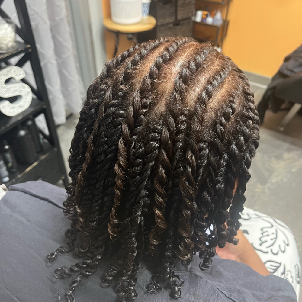 2 Strand Twist  (level 3 ) at INNER BEAUTY HAIR STUDIO in Monroeville, PA
