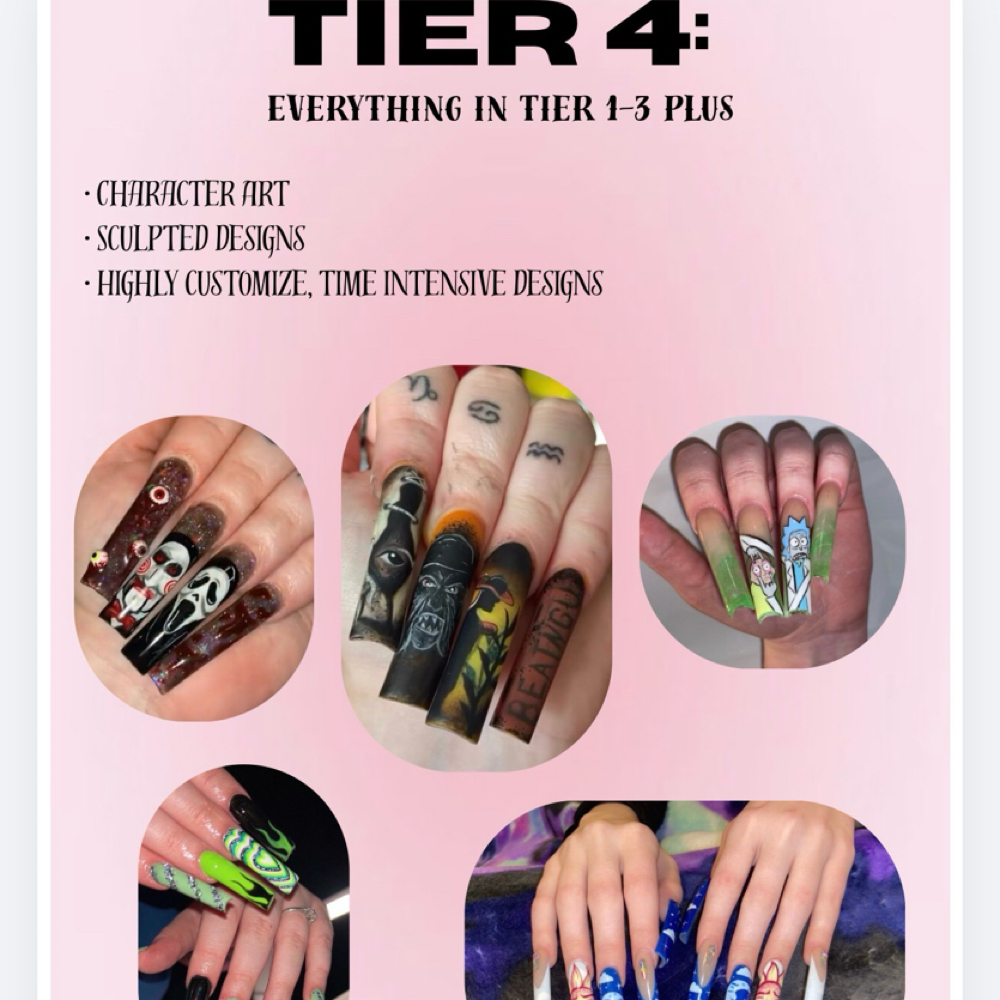 Tier 4 Short Full Set at Nails By J in Springfield, OR