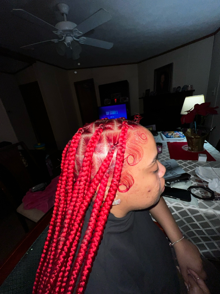 Large Knotless Braids at Delor Beauty in Crofton, MD