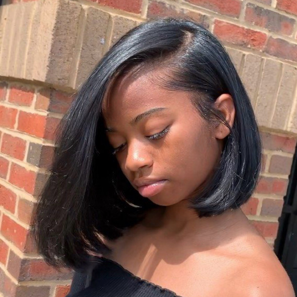 Silk Press at Creative Impression Hair Salon in Arlington, TX