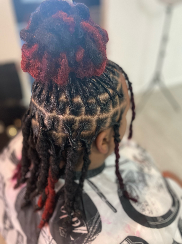 Dreads With Color And Retwist
