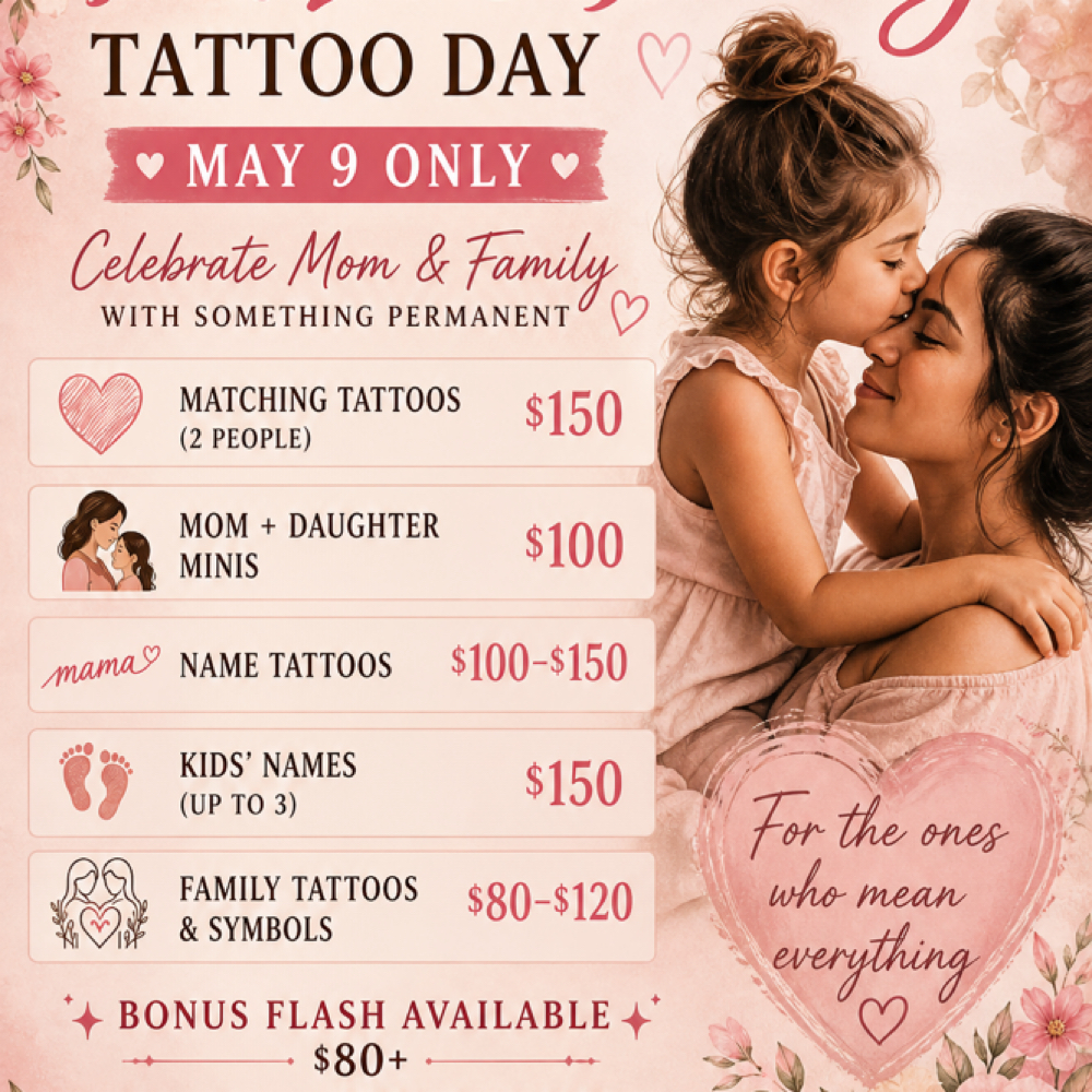 MAY 9 MAMAS DAY 🌸 at Tat2candy in Upland, CA
