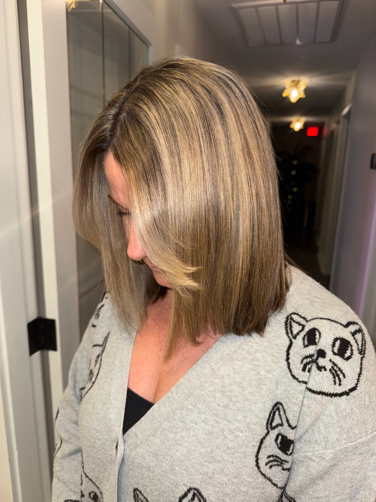 Half Head of Highlights With Gloss
