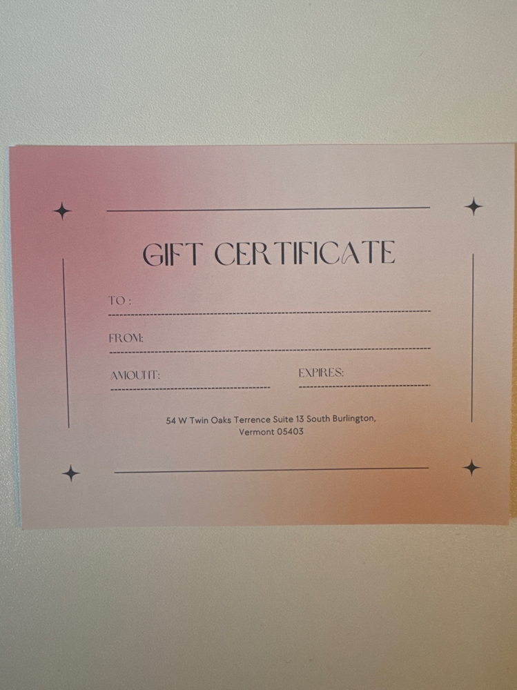 Eden Gift Certificate $50