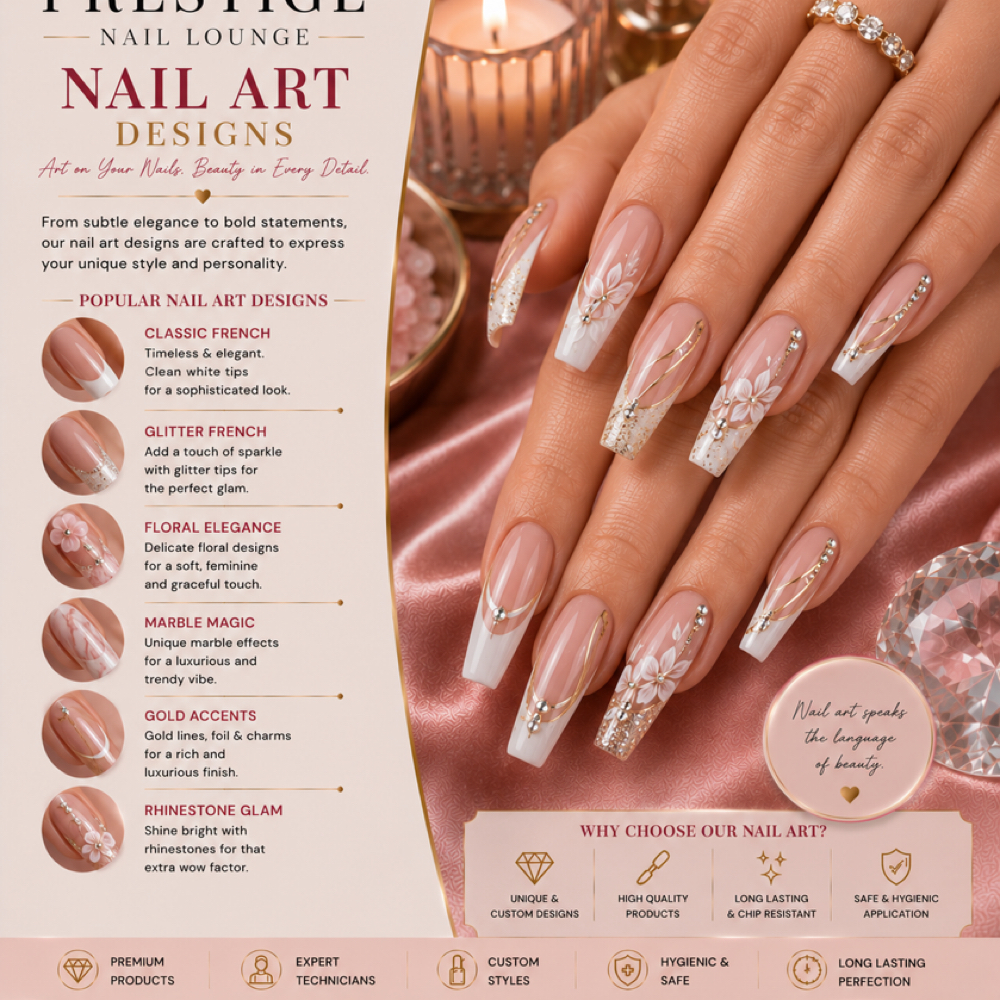 Nail Art Designs at Prestige Nail Lounge LLC in Chattanooga, TN