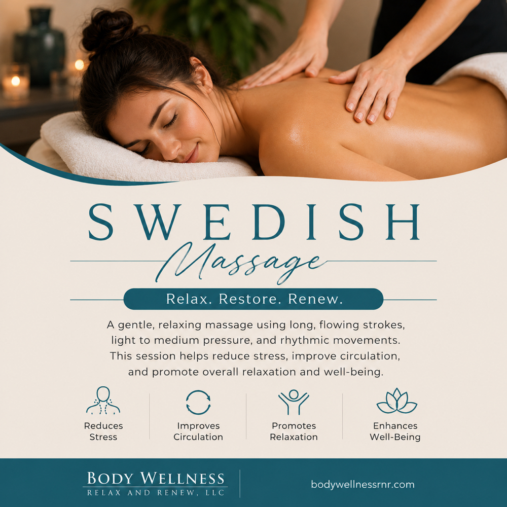 Swedish Massage at Body Wellness Relax and Renew, LLC in Wesley Chapel, FL