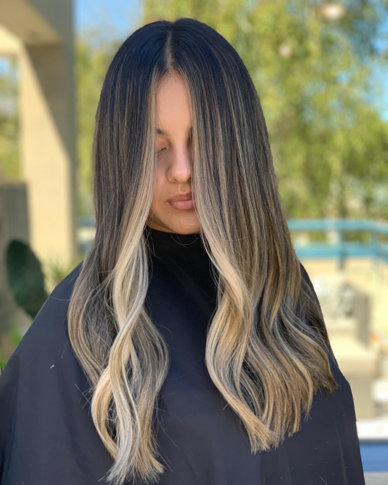 Face Frame Highlight+Root Touch-up