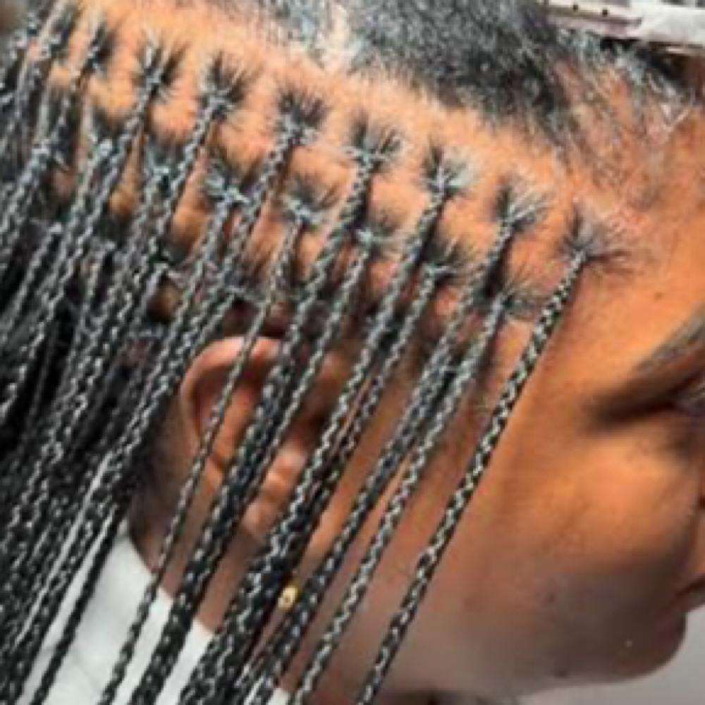 Boneless Small Knotless(Less Hair) at TruGlam Stylist in Winston Salem, NC