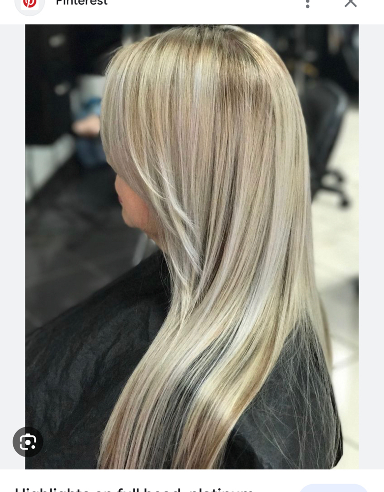 Full blonde highlights