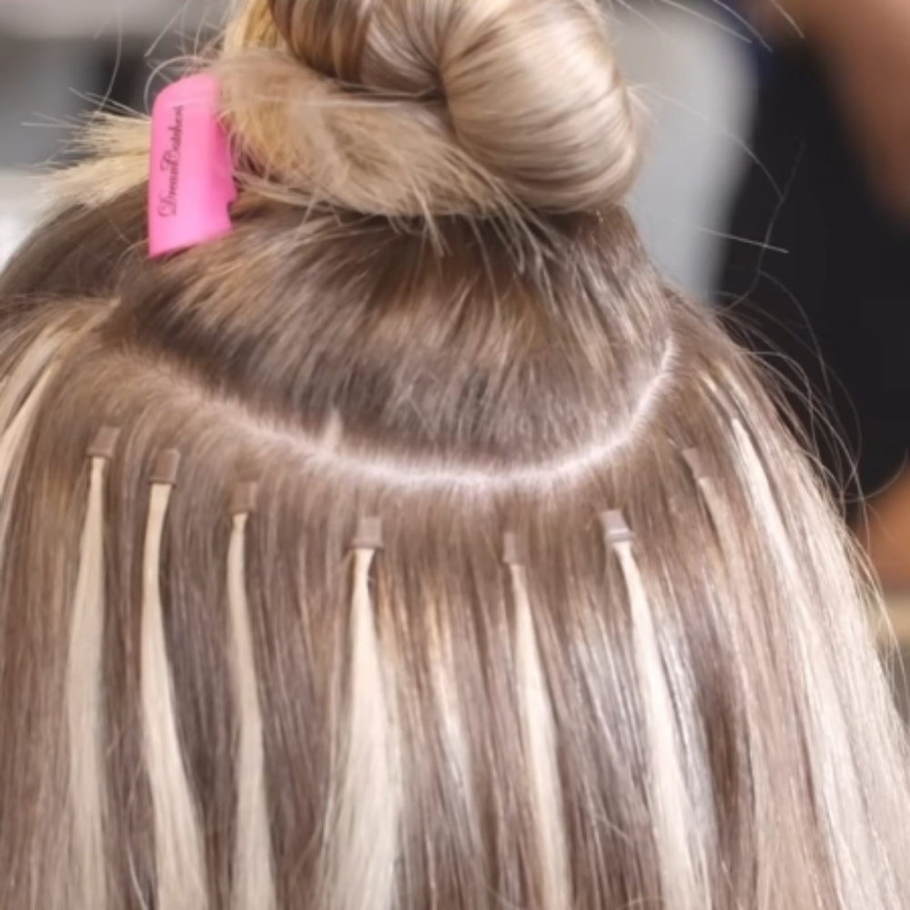 I Tip Installation at Dahlicious Hair in Lenexa, KS