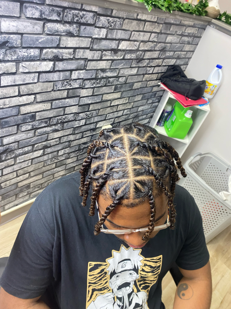 Mens Insta Locs (Hair Added) Luxe