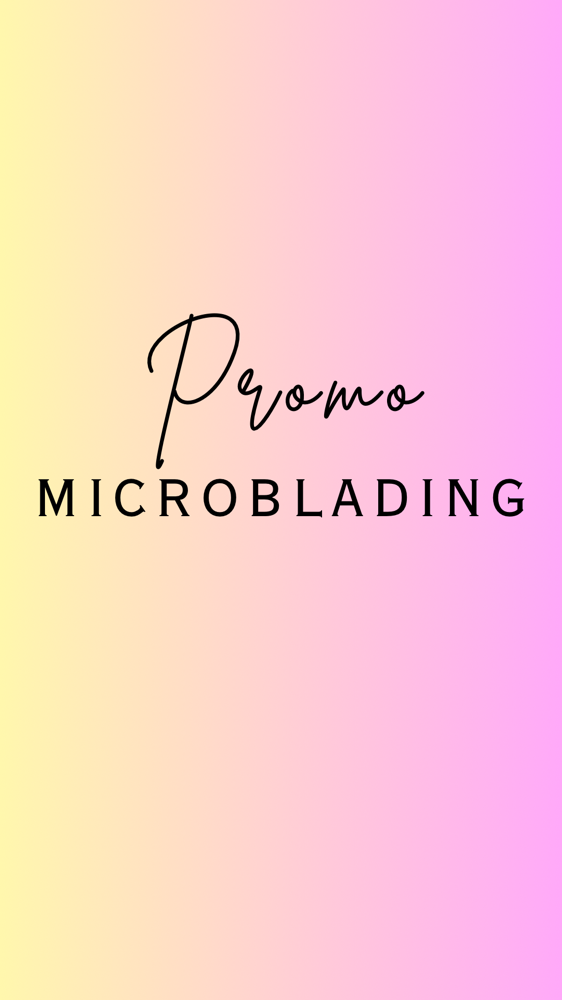 PROMO MICROBLADING