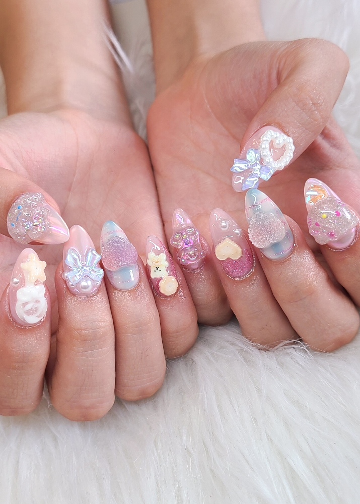 Gel X Full Bling / Charm Set