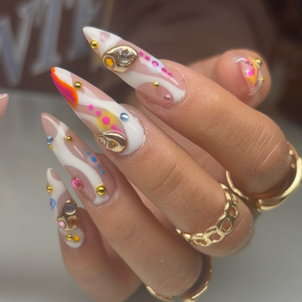 Long Acrylic Full Set at Nails with Bailee in Payette, ID