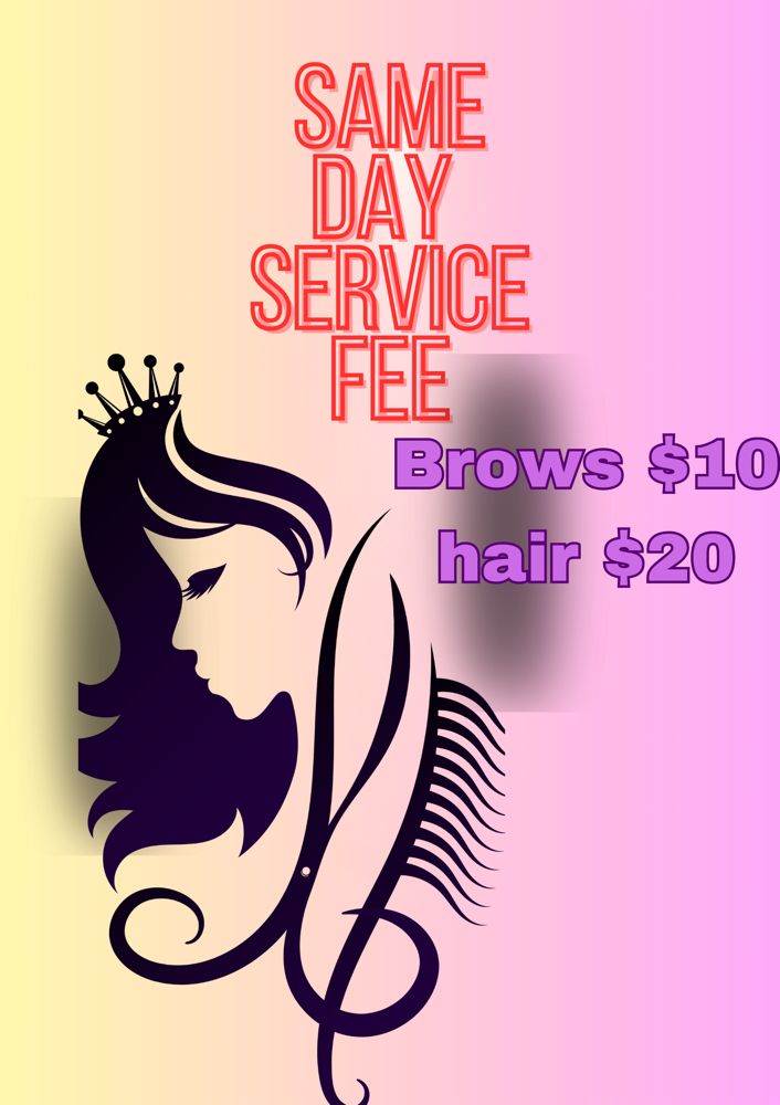 Brow Service Fee(sameday)