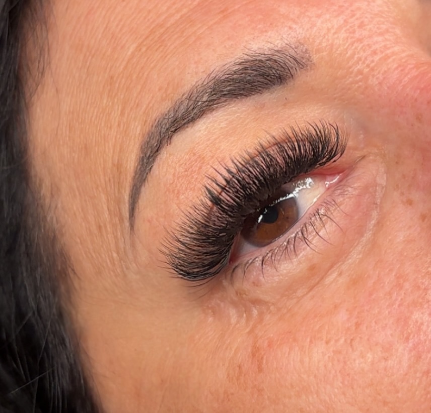 Volume Full Set Lash Extensions at Bloom Babe Beauty Bar in Laporte, IN