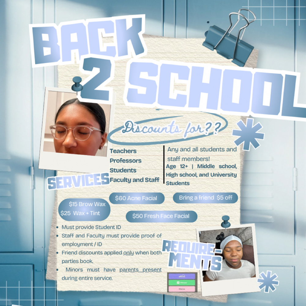 Back 2 School Deals! at The 7th Skin Studio in Columbia, SC