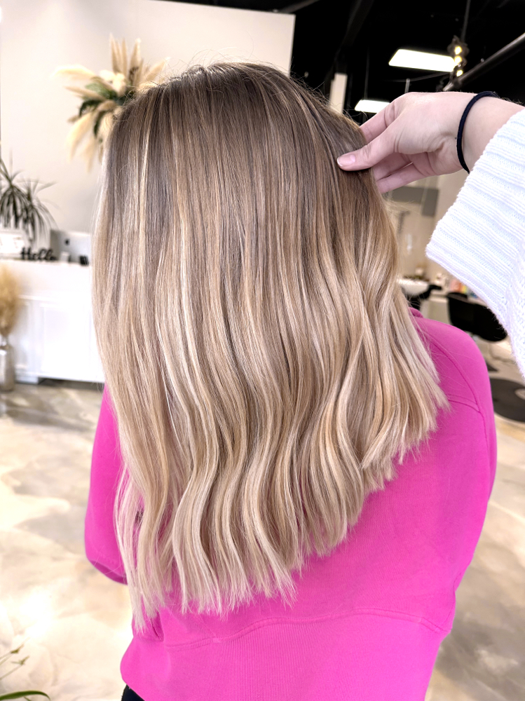 Partial Blonding + Cut at Hair by Morgan Oakley in Apex, NC