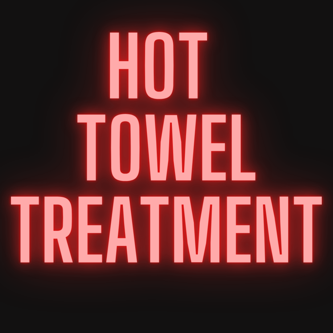 Hot Towel at Hotshots Haircuts in Irmo, SC