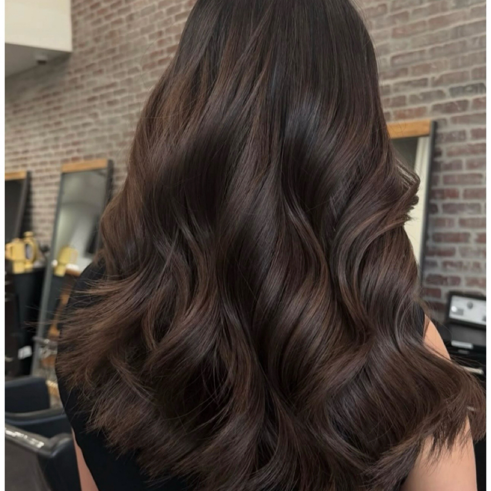 Hair gloss treatment at Defined Salon & Spa in Reynoldsburg, OH