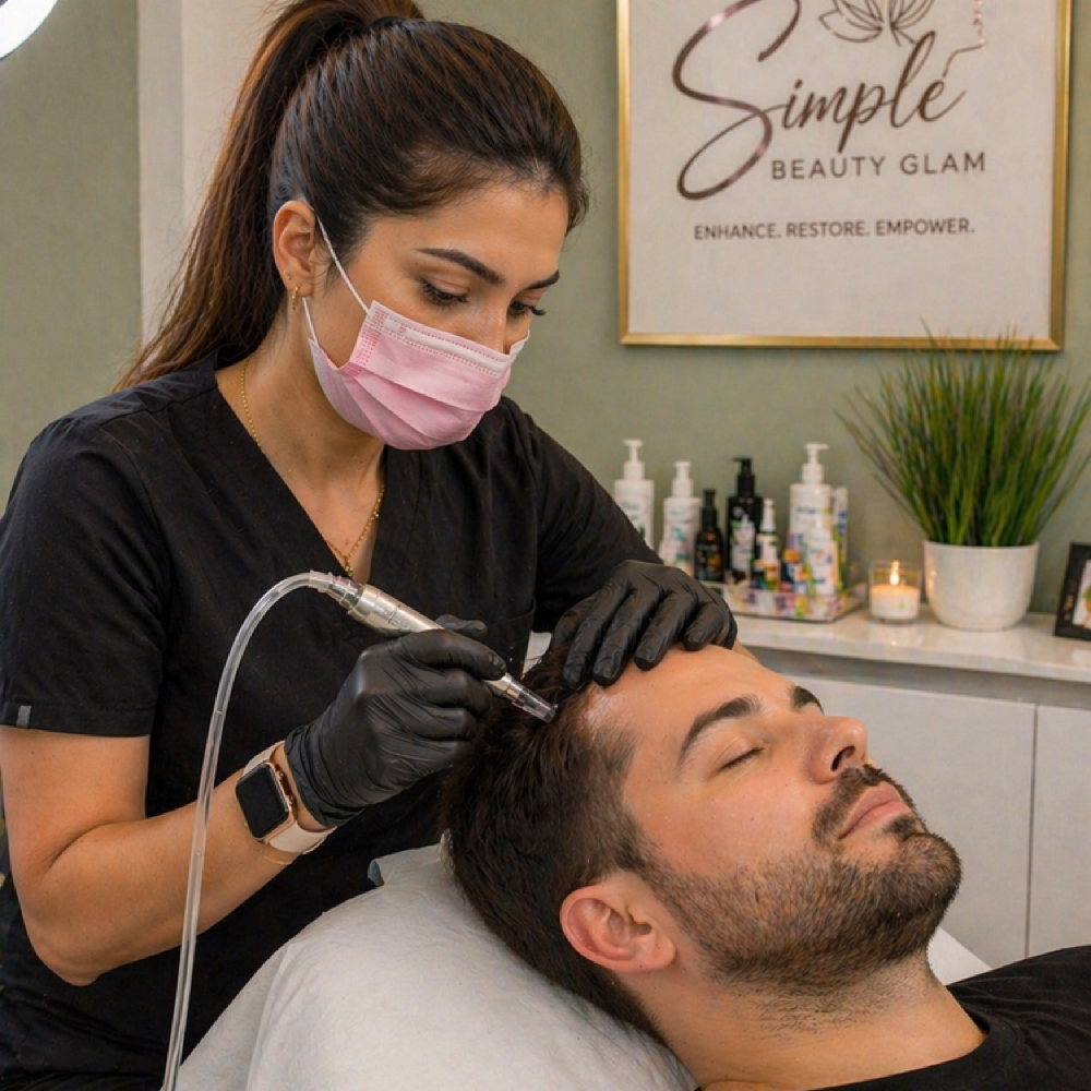 Procell Scalp & Hair Restoration at Simple Beauty Glam | 3D Areola & Procell Microchanneling in Apollo Beach, FL