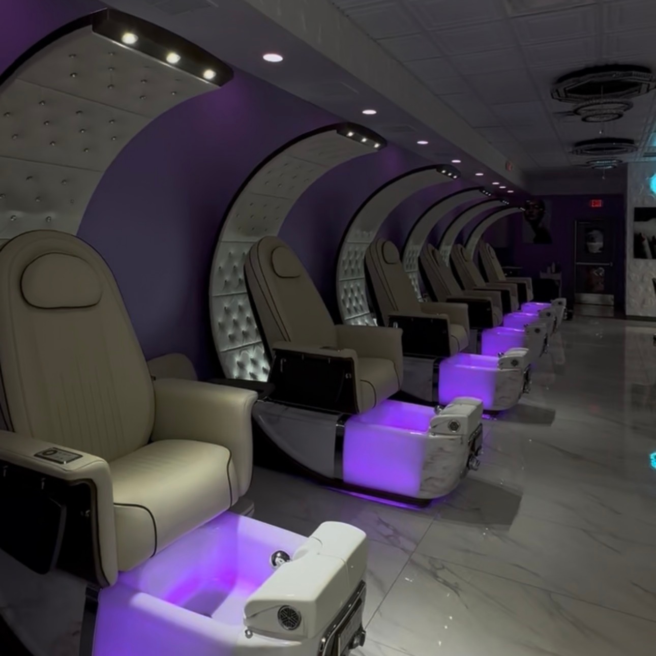 Classic pedicure at GLAMOUR BEAUTY SALON & SPA in el paso, TX