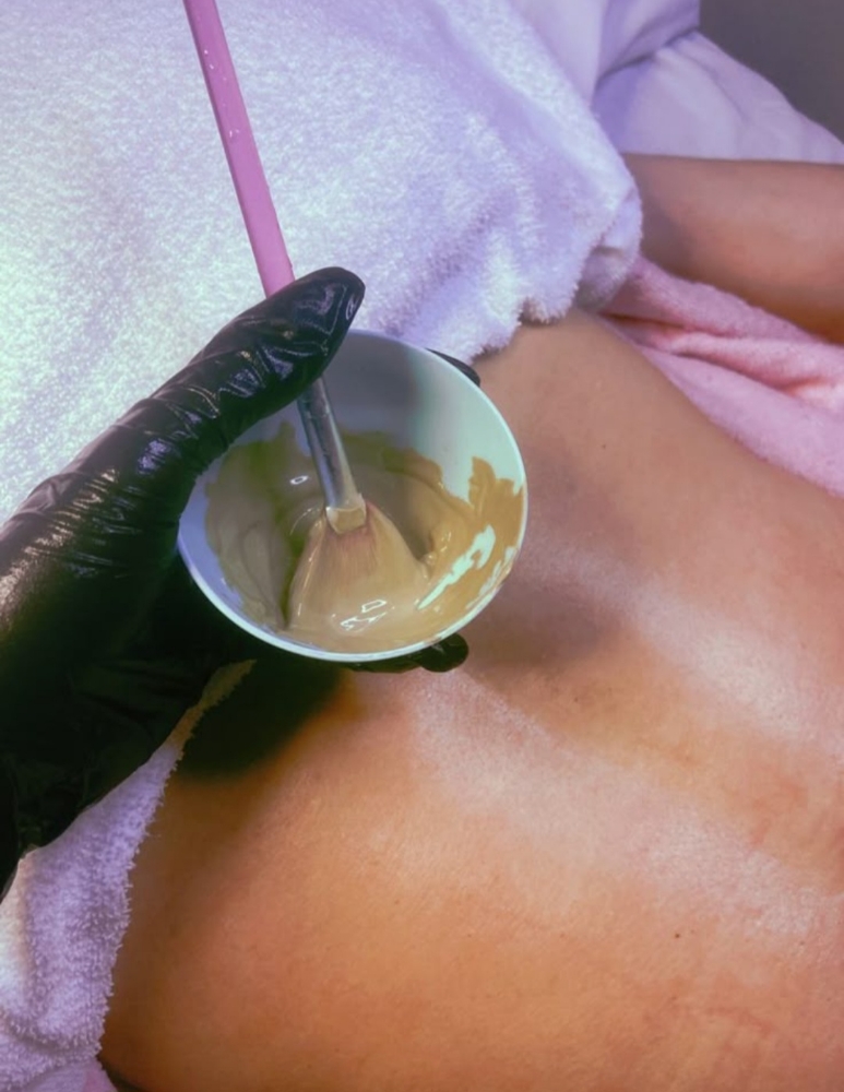 Back facial at High Desert Glow in Santa Fe, NM