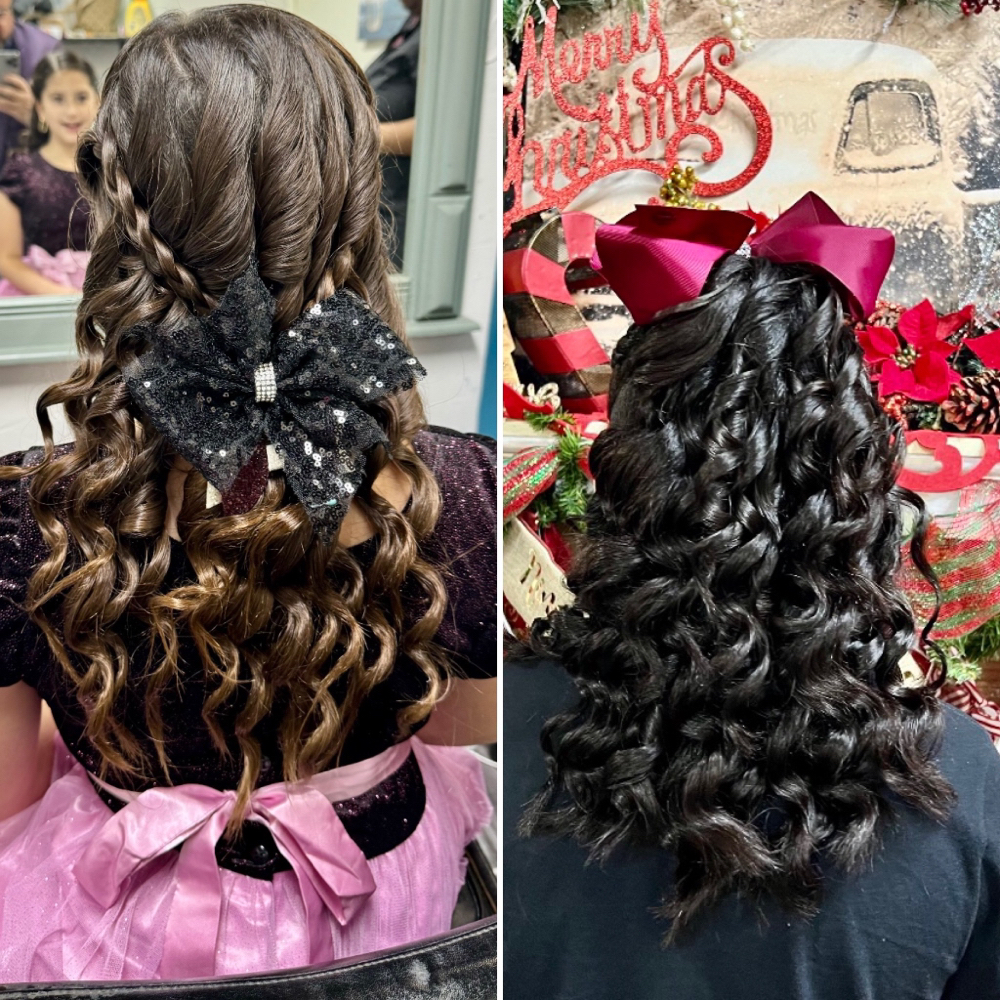 Hairstyle Using Hot Tools