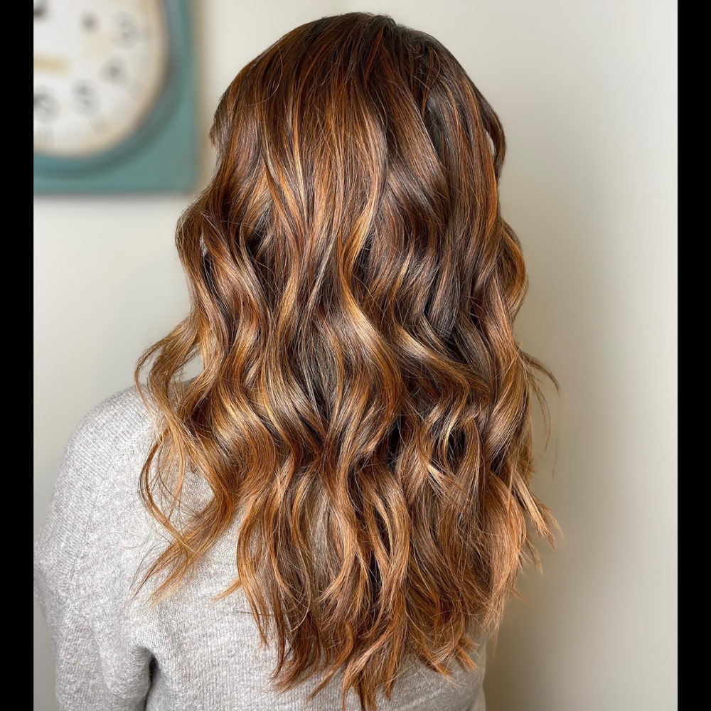 Cinnamon Auburn Balayage