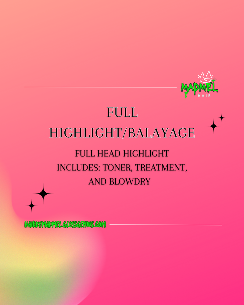 Full Foil Highlight/Balayage