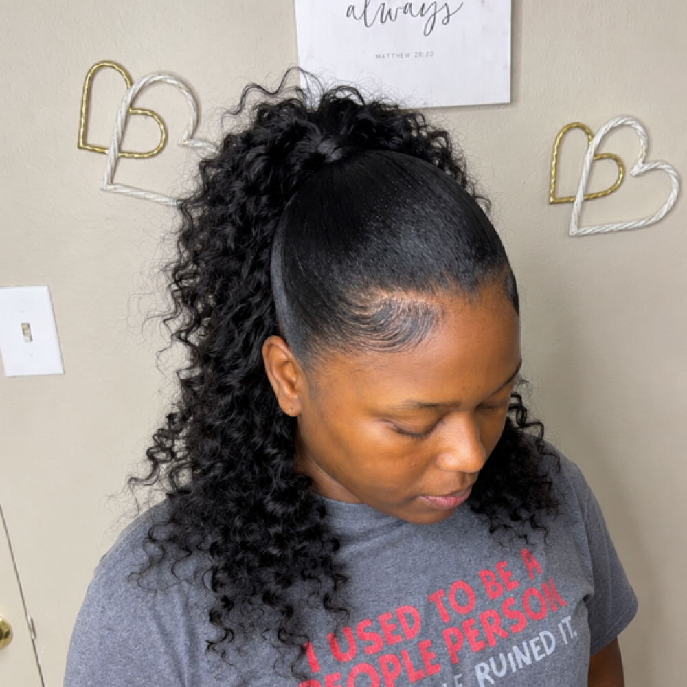 Half-up half Down at Beauty4baeee in El Dorado, AR