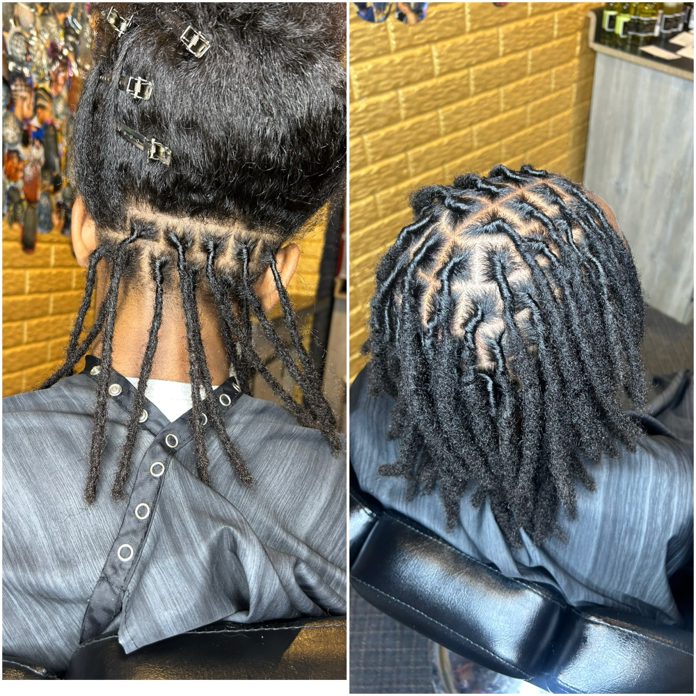 Instant locs full Head