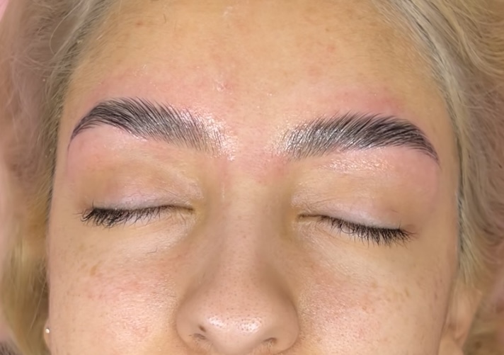 Brow Lamination at Destiny’s Beauty Lounge in Long Beach, CA