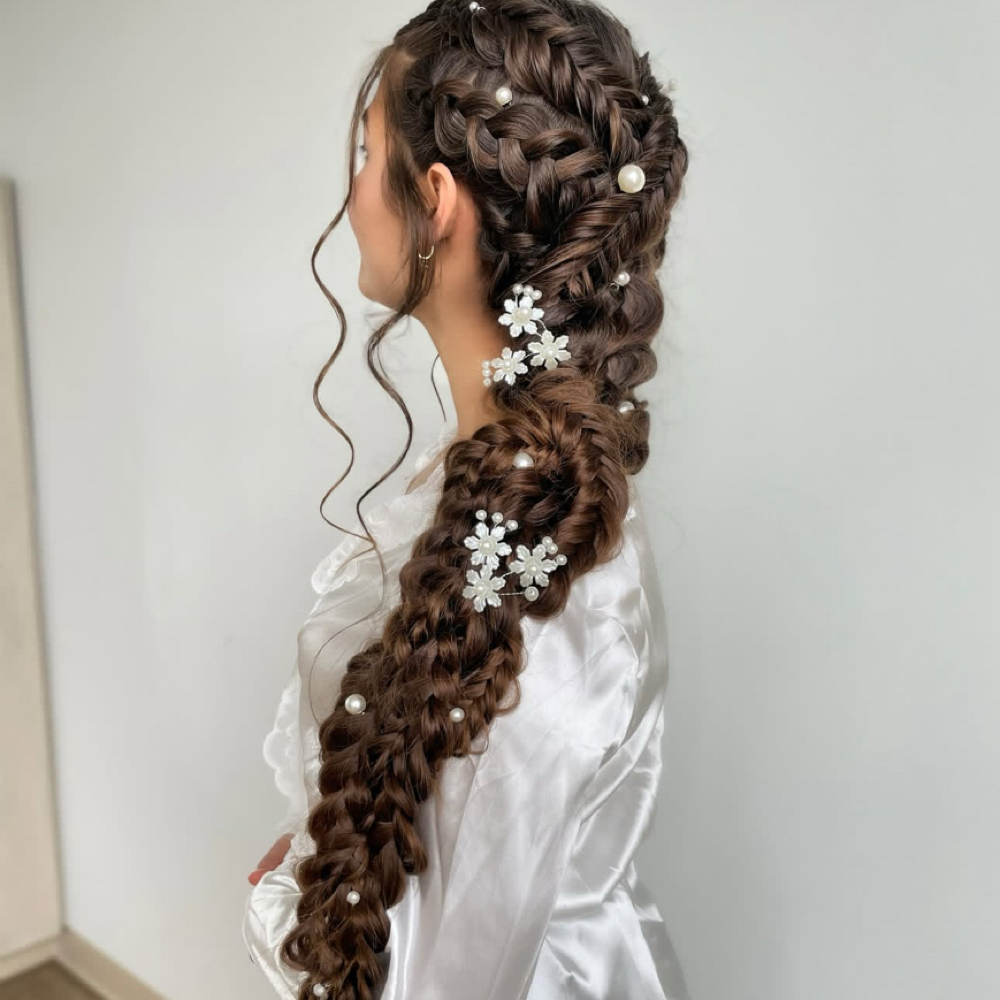 Bride’s Hair at Bejeweled Salon in Getzville, NY