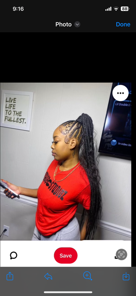 Boho Feedin Ponytail