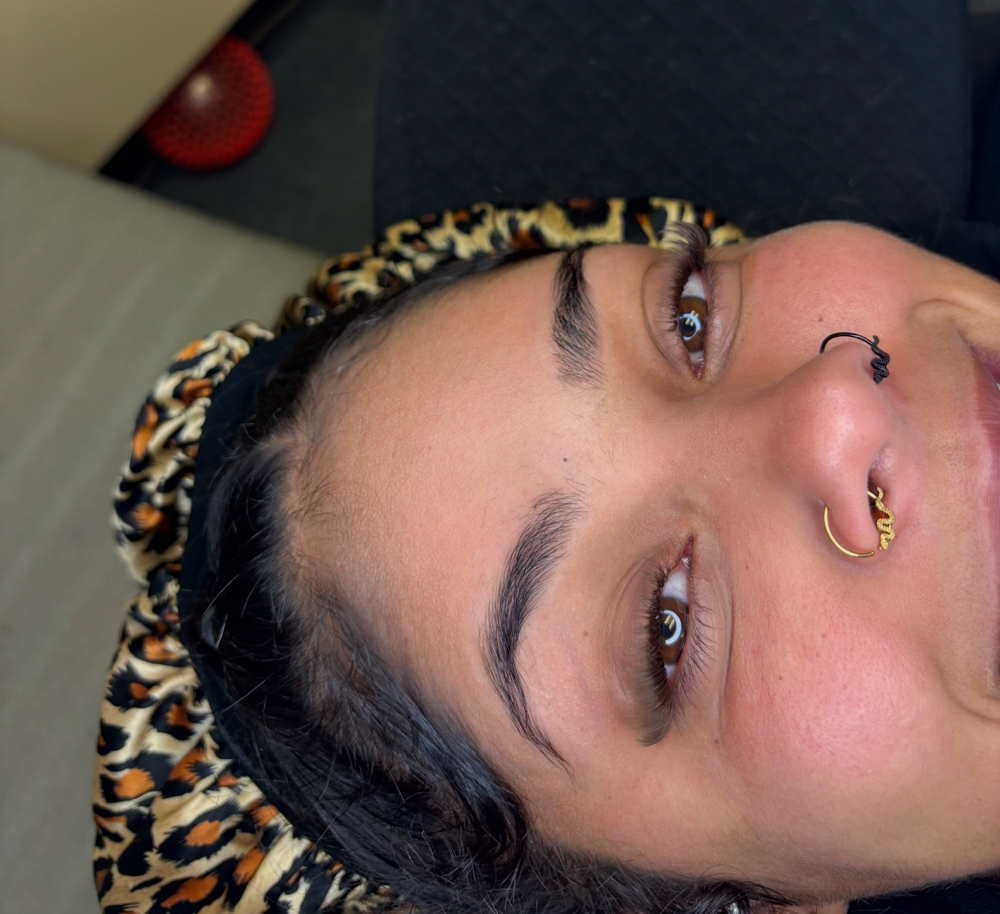 Brown Lash Extensions