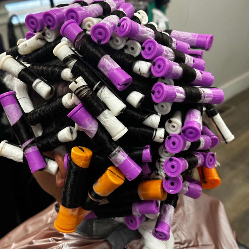Double Wrap Perm at Adrienne White - Adi Does My Hair in Jackson, CA