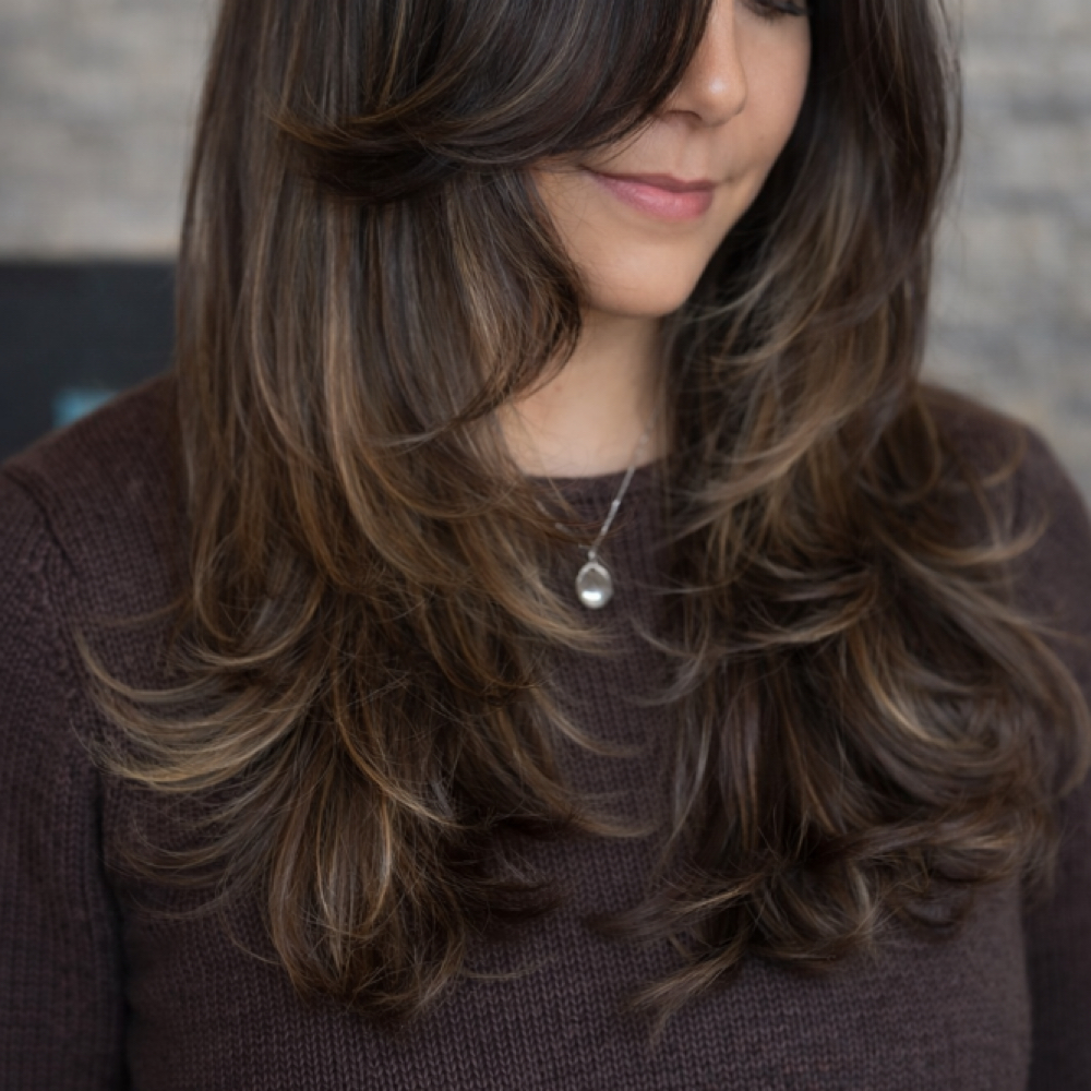 Signature Layer Haircut at Glam with Seng in Woodbury, MN