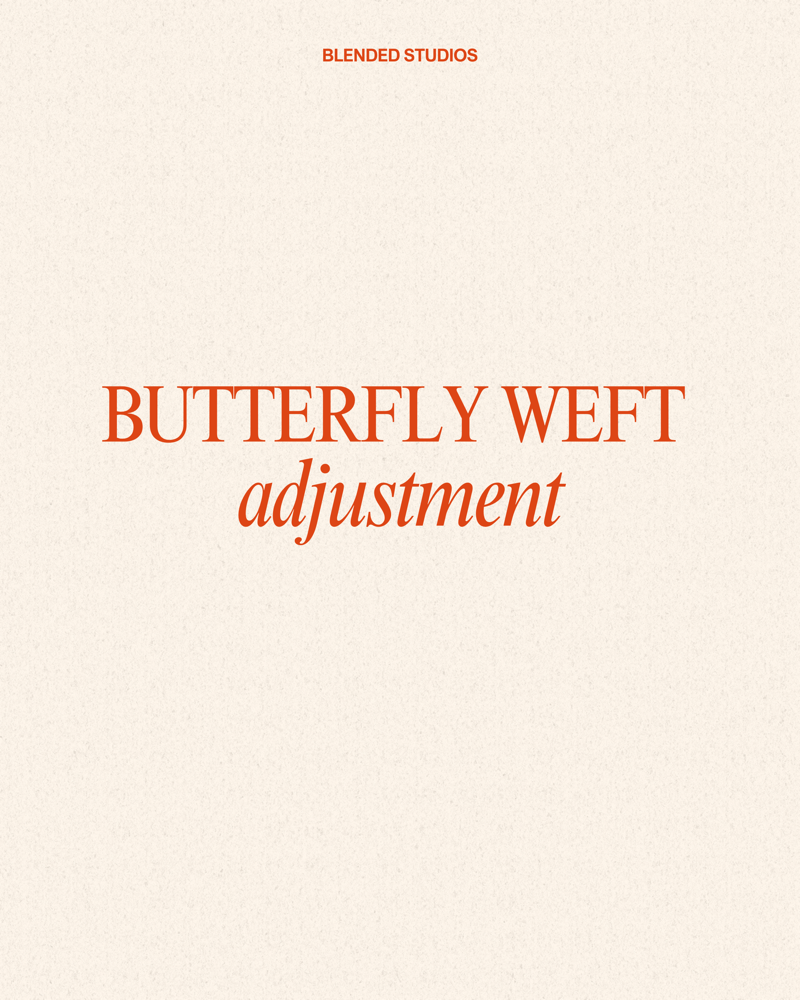 Butterfly Weft Adjustment