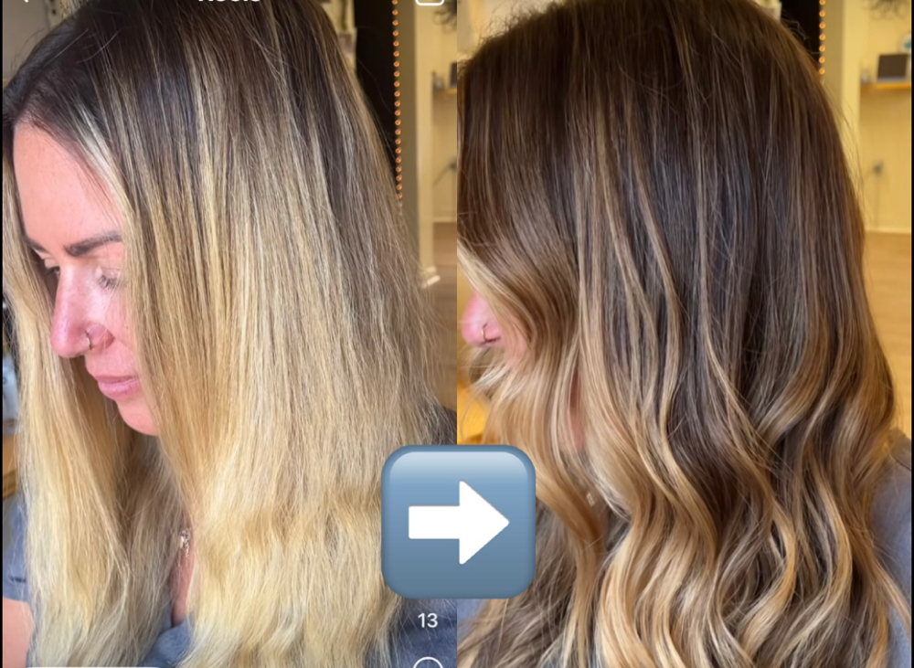 Retouch & Weaved Color Pull Through