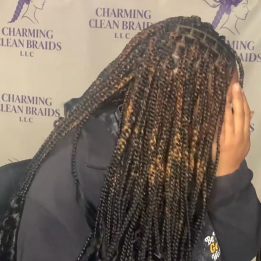 Small Knotless (Butt Length) at Charming Clean Braids in Fayetteville, NC